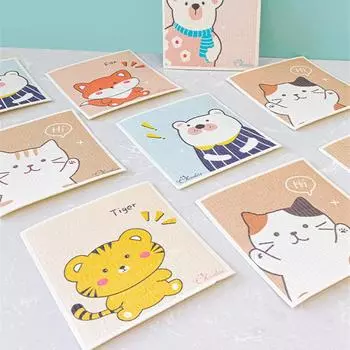 10/30/50 шт. Кухня Увеличенная толщина Нелегко деформируется Легко адсорбирует несколько масляных пятен Абсорбент Можно использовать повторно