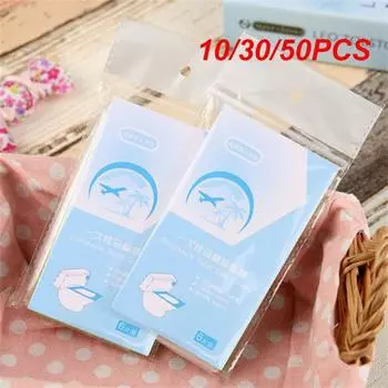 10/30/50 шт. водонепроницаемый коврик для туалета с двойной гидроизоляцией экологически чистый Pofilm вес единицы 0,02 кг