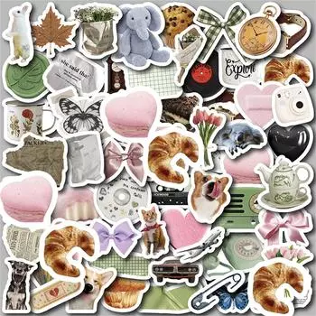 10/30/58 шт. милые мультяшные наклейки DIY украшения для скейтборда телефона ноутбука багажа холодильника забавные наклейки игрушки One Size зелёный