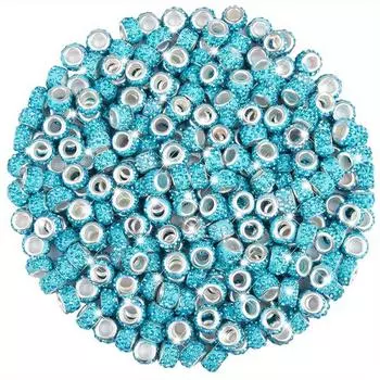 10/30/60pcs resin material blue large hole beads versatile decorative beads spacer beads DIY bracelet necklace earrings keychain jewelry making 10pcs
