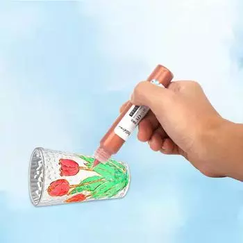 10/30 мл витражная краска для стекла, устойчивая к воздействию солнца, акриловые краски для стекла, 3D-ручка, водостойкая краска для стекла, принадлежности для рисования Aquarela Art Supplies A10