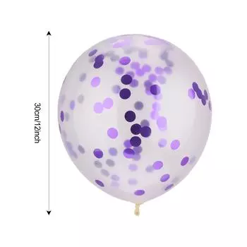 10-30 шт. 12 дюймов сверкающие шары с блестками свадебное украшение неделя день рождения конфетти латекс прозрачный шар детский душ 10pcs&12INCH розовый
