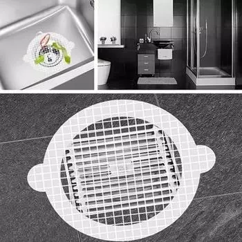 10/30 шт. одноразовый слив для душа, ловушка для волос, водонепроницаемый клей, простой в использовании, отверстия 0,5 см, защитные приспособления для домашнего слива для ванной комнаты, ванна, сетка для слива пола 11cm 10 pcs