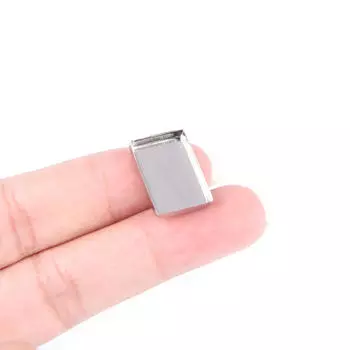 10/30 шт. пустые прямоугольные жестяные баночки для пудры, тени для век, реагирующие на магниты