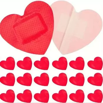 10/30pcs Heart-Shaped Self-Adhesive Wound Protector - Protects And Heals Wounds With Love