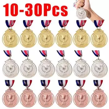 10-30xНаграда победителя: золотая, серебряная, бронзовая медаль с шейной лентой, медаль за первое, второе и третье места за спортивные соревнования, приз для детей