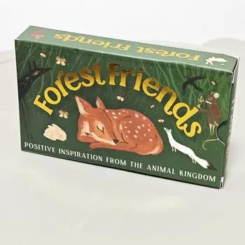 10,3*6 см Лесные друзья 40 позитивных вдохновений из царства животных