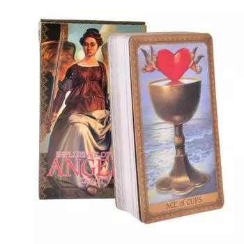 10,3*6 см Влияние Ангелов Колода Таро Карты-Оракулы Таинственные Гадания Ведьмы 78 Карты Таро для женщин Карты для девочек Настольная игра