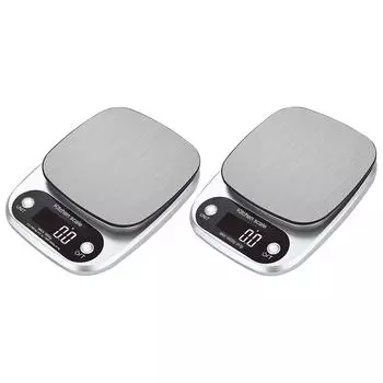 10/3Kg Electronic Food Scale Stainless Steel Kitchen Mini Scale Portable Digital Scale for Weight Loss Baking Cooking Meal Prep