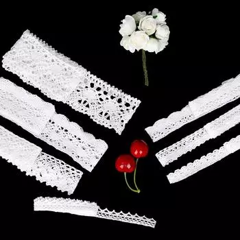 10-40 мм смешанная хлопковая кружевная бейка, тканевая лента для шитья одежды своими руками, аксессуары для рукоделия, скрапбукинга слоновая кость