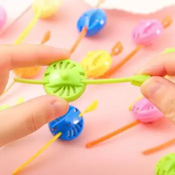 10/40 шт. Игрушка-волчок с вытягивающейся полосой для детей, красочный пластиковый гироскоп, портативный мини-спиннер, игрушка для малышей, мальчиков и девочек, сувениры для вечеринок, призы для класса 10 pcs