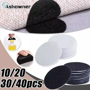 10-40 шт. простыня, держатель для матраса, диванная подушка, держатель одеяла, фиксирующий нескользящий универсальный патч, домашние захваты, зажим-держатель 10PCS-round-black