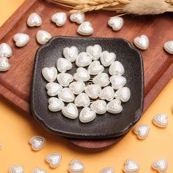 10/50/100 шт. ABS имитация жемчуга формы бусины для изготовления ювелирных изделий DIY браслет ожерелье бисерный материал ювелирные аксессуары Style 5 / Bow Tie 10pcs