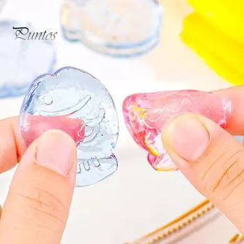 10/50/100 шт. прозрачная игрушка-рыбка, сжимающая, для снятия стресса, морской лещ, сенсорная игрушка для детей и взрослых, мягкая TPR, успокаивающая игрушка-рыбка 10pcs разноцветный