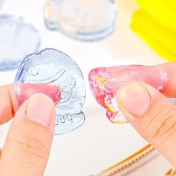 10/50/100 шт. прозрачная игрушка-рыбка, сжимающая, для снятия стресса, морской лещ, сенсорная игрушка для детей и взрослых, мягкая TPR, успокаивающая игрушка-рыбка 10pcs