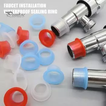 10/50/100 шт. Уплотнительные прокладки для кранов, термостойкие, универсальные, простая установка, герметичные уплотнительные прокладки для кранов высокого давления, силиконовые заглушки 10 pcs синий