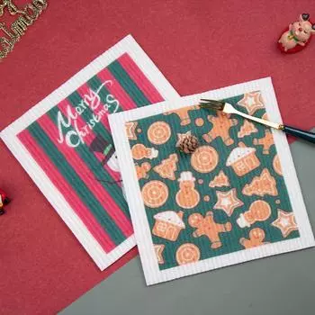 10/50/100PCS Environmentally Friendly Cleaning Cloth Water Absorbency Durable Biodegradable High Quality