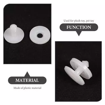 10-50 комплектов 20 мм DIY кукольные суставы кукольный скелет сустав пластиковые безопасные суставы кукольные тела суставы для вязания крючком чучела животных изготовление кукол
