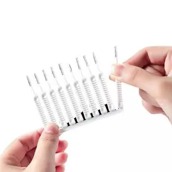 10-50 Щетка для чистки душа, микро-нейлоновая насадка для ванной комнаты, средства для уборки, предотвращающие засорение, аксессуары для ванной комнаты