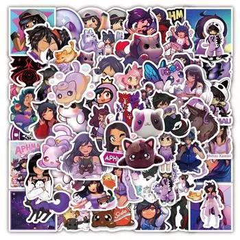 10/50 шт. аниме наклейки Aphmau Aphmau cat граффити наклейки для DIY багаж ноутбук скейтборд мотоцикл наклейка на велосипед 10pcs