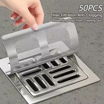 10-50 шт. антиблокировочный фильтр экран кухня ванная комната одноразовый наклейка на слив многоцелевой экран субсидия на ремонт окна 5PCS