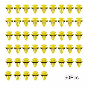 10/50 шт. автоматический крепежный зажим для дверных панелей крепежные зажимы пластиковые фиксированные зажимы для Lada Kalina Golf Land Rover Chevrolet Jaguar
