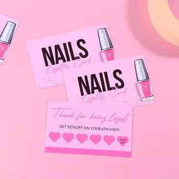 10/50 шт. гвозди визитная карточка пресс на гвоздь лояльность бумажная карточка доска для скидок гвоздь дисконтная карточка аксессуары инструменты 10pcs