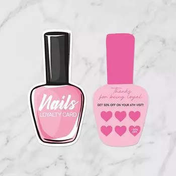 10/50 шт. гвозди визитная карточка пресс на гвоздь лояльность бумажная карточка доска для скидок гвоздь дисконтная карточка аксессуары инструменты