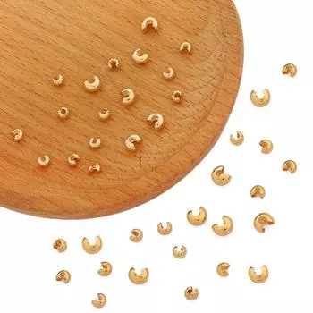 10/50 шт., медные обжимные бусины, круглые зажимы, кончики, узел, сделай сам, поиск ювелирных изделий 3.6mm 50pcs