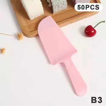 10/50 шт. Пластиковый нож для пиццы, нож для торта, резак для сыра, десертные столовые приборы, посуда для выпечки, лопатка для торта, инструмент для нарезки свадебного торта A4