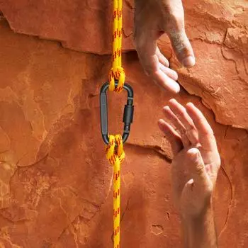 10-50 шт. пряжка для альпинизма для кемпинга D-образная карабинная пряжка крюк многофункциональные карабинные зажимы походные инструменты для походов