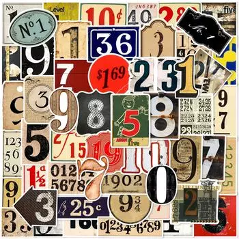 10/50 шт. Ретро буквы красочные английские буквы наклейки DIY украшения студенческие канцелярские принадлежности блокнот дневник журнал наклейка 10pcs