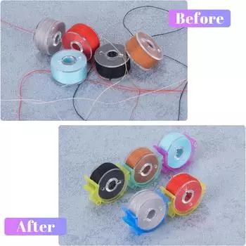 10-50 шт. швейные зажимы для шпульки, держатели для шпульки, зажимы для ниток, держатель, инструменты для швейной машины для организации катушек с нитками 10Pcs