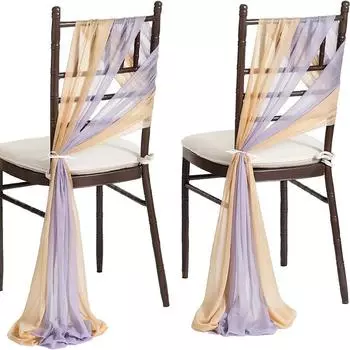 10/50 шт. свадебных шифоновых поясов для стульев, украшение прохода, прозрачная драпировка, ткань для свадеб в стиле бохо, вечеринок, церемоний, банкетов, декора отелей 10 pcs светло-розовый