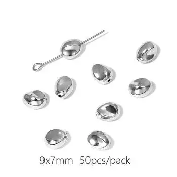 10-50 шт./упак. популярные высококачественные позолоченные белые K-образные свободные нерегулярные разделительные бусины DIY ожерелье браслет ювелирные изделия аксессуары для изготовления ювелирных изделий ручной работы 7x6mm 50pcs