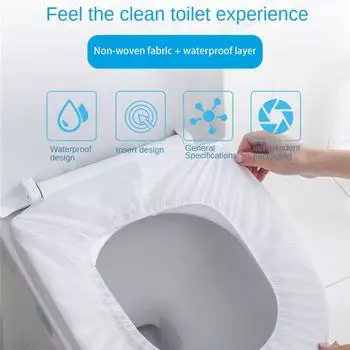 10~50 шт. водонепроницаемый, простой в использовании одноразовый, удобный для дома, премиум-качества, одноразовый коврик для сиденья унитаза, портативный для беременных