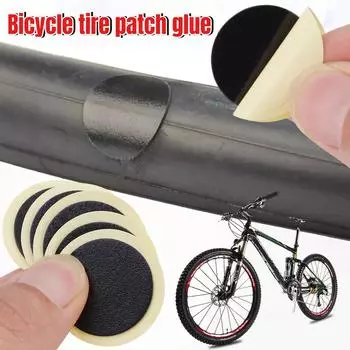 10-50 шт. заплатки для ремонта шин, инструменты для ремонта шин автомобиля, мотоцикла, велосипеда, защитный клей без клея, быстросохнущий заплатка для велосипедной шины 10PCS