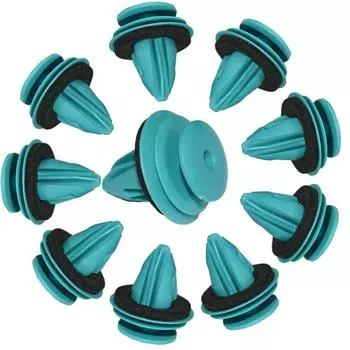 10-50 шт. зеленый нейлоновый фиксатор для Toyota, пряжка для бампера, двери, аксессуары для салона автомобиля, авто фиксатор, заклепка