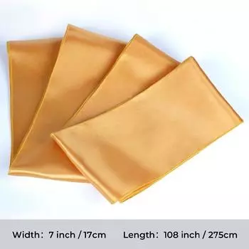 10/50 шт. золотые атласные пояса для стульев, завязки-банты 7x108 дюймов для свадебной вечеринки, детского душа, рождественского банкета, ресторана, отеля, украшения 10 pcs роза розовый