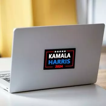 10-50Pcs Kamala Harris 2024 Stickers Presidential Election Sticker for Laptop Waterproof Vinyl Bumper Decal Car Stickers 15x10cm