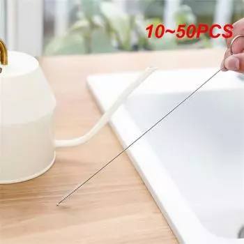 10~50 шт. Щетка-соломинка с жесткими щетинками для чистки краскопультов, мини-щетка для чашек из нержавеющей стали, аксессуары для чайника