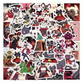 10/52 шт. милые наклейки с изображением культа ягненка, наклейки в стиле гаффити для DIY, багажа, ноутбука, скейтборда, велосипеда, наклейки 10pcs