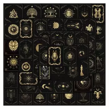 10/52 шт. загадочные наклейки Таро карты Таро тройная луна богиня граффити наклейки для DIY багаж ноутбук наклейка на мотоцикл 10pcs