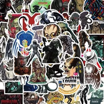 10/53 шт. наклейки с изображением хищника, наклейки с изображением хищника и добычи, наклейки для багажа, ноутбука, скейтборда, мотоцикла 10pcs