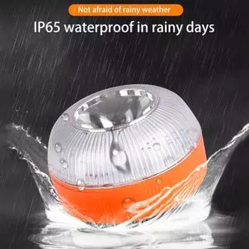 10/5/3/1 шт. Автомобильный предупреждающий фонарь V16, одобренный Dgt, мотоциклетный маячок, аварийные огни, желтый, белый, магнитный стробоскоп