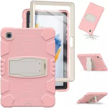 Защитный чехол для планшета 10,5 дюймов: Высококачественный противоударный чехол, мягкий и жесткий, ударопрочный для X200/X205 For Samsung Tab A8 10.5 X200/X205 чёрный