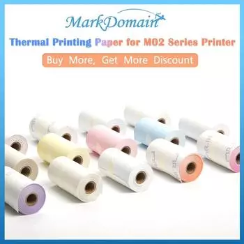 10,5 м, 3/6 рулонов, белая клейкая термобумага, прозрачная термоэтикетка, наклейка на заказ, наклейка для печати, бумага для принтера M02/M03 Style 14