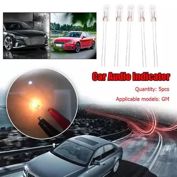 10/5 шт. T4 14 В 1,4 Вт автомобильная приборная панель приборная панель аудиосистема индикаторные лампочки янтарные универсальные автомобильные лампочки автозапчасти