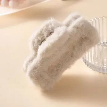 10,5 см Плюшевые Пластиковые Заколки-крабы для волос Корейская Милая Заколка-автомат Большая Заколка Женщины Девушки Хвост Модные Аксессуары для волос