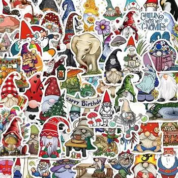 10/60 шт., милые наклейки с гномами, карликовые граффити, наклейки для DIY, багажа, ноутбука, скейтборда, мотоцикла, велосипеда, наклейки 10pcs